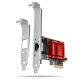 Axagon PCEE-GIX Netzwerkkarte Internes Ethernet 1000 Mbit/s