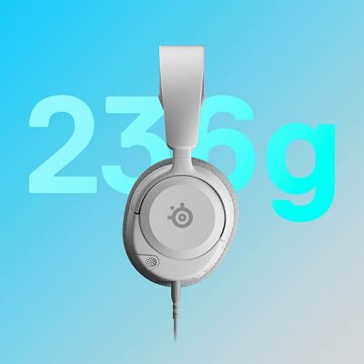 9. Steelseries Arctis Nova 1P Gaming-Headset mit Kabel und Kopfband, Weiß