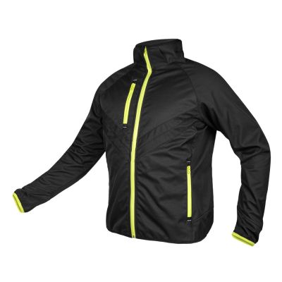 Mix & Match Softshell-Jacke, schwarz und gelb, Größe XL