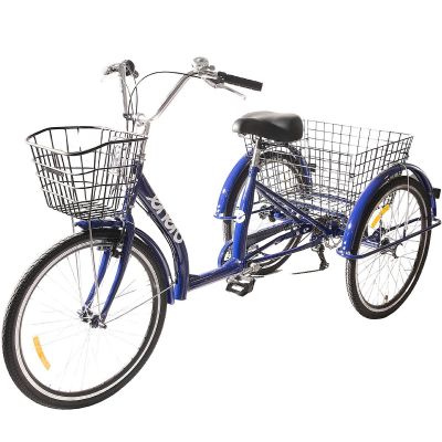 8. Dreirad, 24 Zoll, Marineblau, Shimano 7-Gang, Unterrahmen 1060965