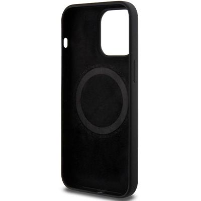 7. BMW M Silicone Pattern MagSafe Hülle für iPhone 15 Pro Max – Schwarz