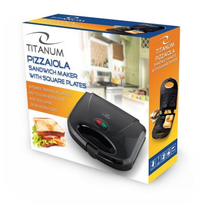 8. Esperanza Pizzaiola TKT005K Sandwichmaker (700W; schwarz)