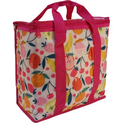 2. Thermotasche mit Fruchtmuster, rot, 16 l