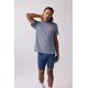 5. Herren Distance Kurzarm-Lauf-T-Shirt 3.0, Grau