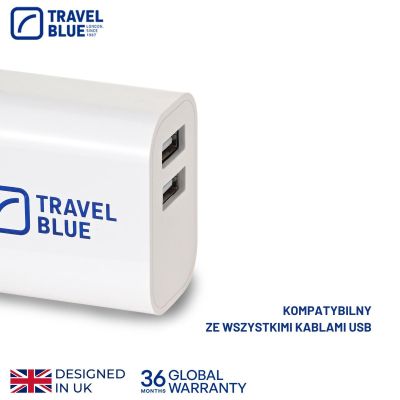 6. TRAVEL BLUE NETZLADEGERÄT 2 USB UK