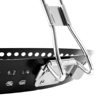 13. Grillpfanne mit klappbarem Griff, antihaftbeschichtet, schwarz