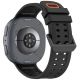 2. Tech-Protect Silikon-Air-Armband für Samsung Galaxy Watch 40/44/46 mm – Schwarz