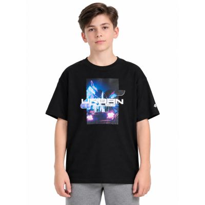 3. Bedrucktes Jungen-T-Shirt 4F 4FJWAW26TTSHM3516-20S