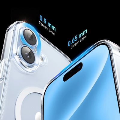 5. Ugreen Classy Clear Magnetische Hülle für iPhone 16 Plus – transparent