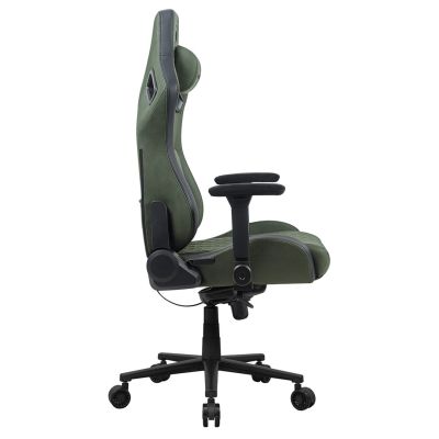 7. COUGAR DEFENSOR S ARMY GREEN F Universeller Gaming-Stuhl mit gepolstertem Sitz, Grün