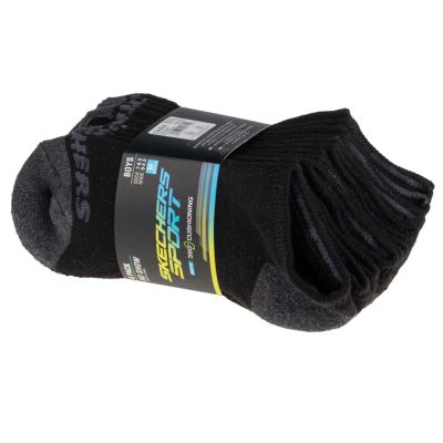4. Skechers 6er-Pack No-Show-Socken S108264-BLK
