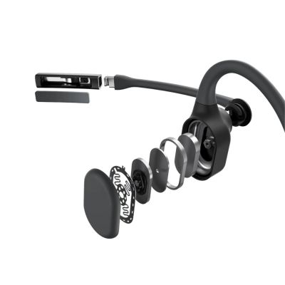 34. Shokz OpenComm2 USB-C Kabellose Knochenleitungskopfhörer Schwarz