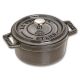 Staub Mini-Rundtopf aus Gusseisen – 250 ml, Graphit