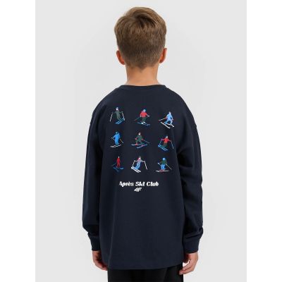 2. Langarmshirt mit Aufdruck für Jungen, Größe 4F 4FJRAW25TLONM587-31S