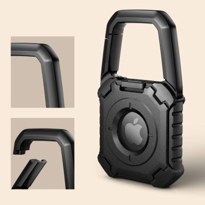 4. Tech-Protect Kevlar-Hülle für Apple AirTag 1/2 – Schwarz