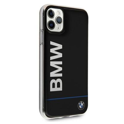 4. iPhone-Hülle mit aufgedrucktem BMW Signature-Logo für iPhone 11 Pro – Schwarz