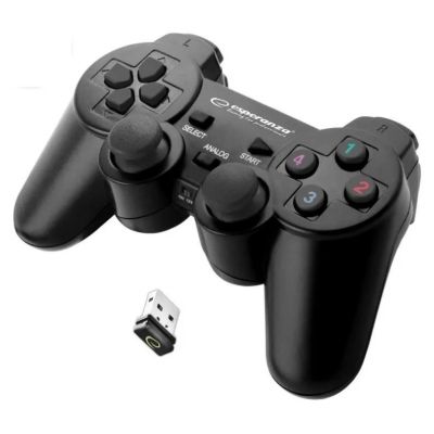 9. Esperanza EGG108K Wireless Gamepad (PC, PS3; schwarz)