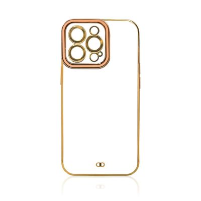 3. Fashion Case Cover für Xiaomi Redmi Note 11 Pro Gold Frame Gel Cover Gold