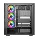 4. MODECOM VOLCANO AQ 400 ARGB MIDI SCHWARZES GEHÄUSE