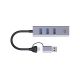 3. Conceptronic ABBY25G Dockingstation, kabelgebunden, USB 3.2 Gen 1 (3.1 Gen 1), Typ-A + Typ-C, Grau