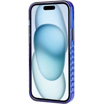 5. Audi IML Big Logo MagSafe Hülle für iPhone 15 Plus / 14 Plus – blau