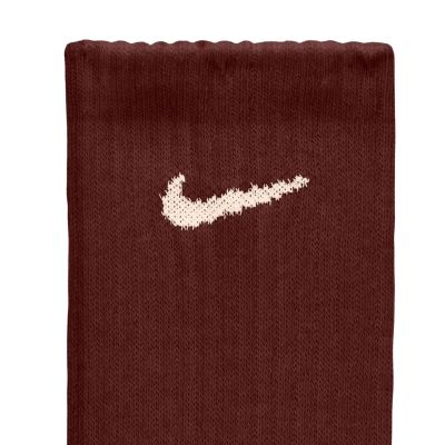 4. Nike Everyday Cushioned Crew Socken, 3 Paar, braun, beige, rosa, SX7664 915