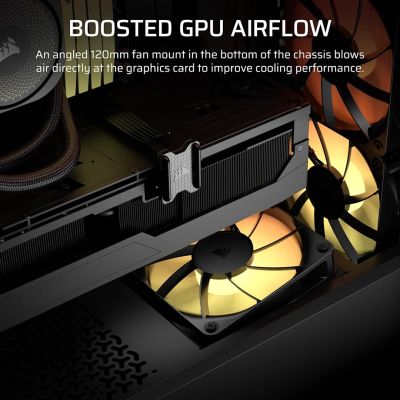 10. Corsair 3200D RS ARGB Mid-Tower Smoked Gehäuse