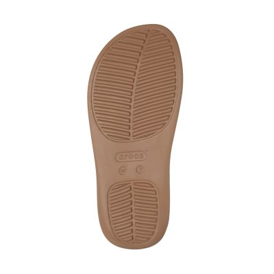 4. Crocs Getaway Plateau-Flip-Sandalen für Damen, Braun, 209410 2JJ