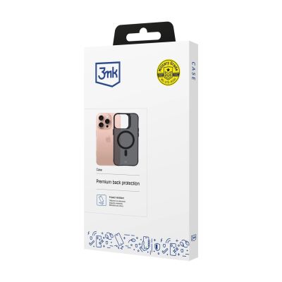 3. 3mk Smoke MagCase Hülle mit MagSafe für iPhone 13 / 14 – durchscheinend
