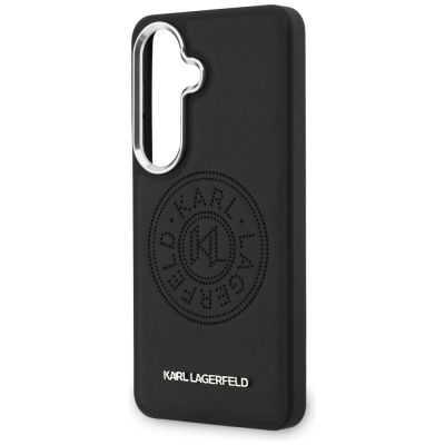 6. Karl Lagerfeld Perforierte KL MagSafe Hülle für Samsung Galaxy S26+ - Schwarz