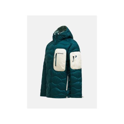 2. Herren-Daunenjacke PEAK PERFORMANCE M Helium Utility Down Hood Jacket, Farbe Grün