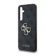 6. Guess 4G Big Metal Logo Hülle für Samsung Galaxy A35 - Schwarz