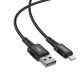 6. Acefast MFI USB - Lightning -Kabel 1,8 m, 2,4 A schwarz (C4-02 A Black)