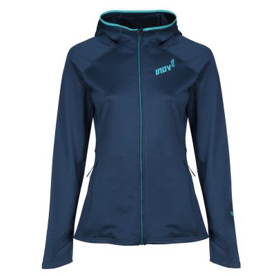 3. Inov-8 VentureLite Mid Hoodie FZ Marineblau. Damen.