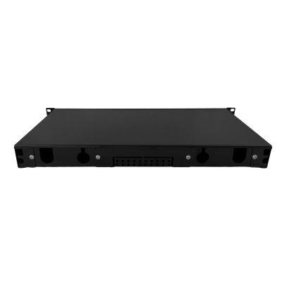 2. Alantec Glasfaserverteilerkasten 24xSC Simplex / 24xLC Duplex 19" 1U mit Frontplatte und Montagezubehör (Verschraubungen, Bänder), erweiterbar (FOP-1U-24SCS-C)