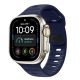 Tech-Protect Silikonarmband für Apple Watch 44 / 45 / 46 / 49 mm – Marineblau
