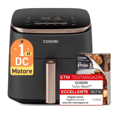 6L Cosori Airfryer TurboBlaze Chef Edition Fritteuse CAF-DC602-KEUR
