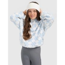 4F Warmer Oversize-Fleece mit Aufdruck für Mädchen 4F 4FJRAW25TFLEF440-90A