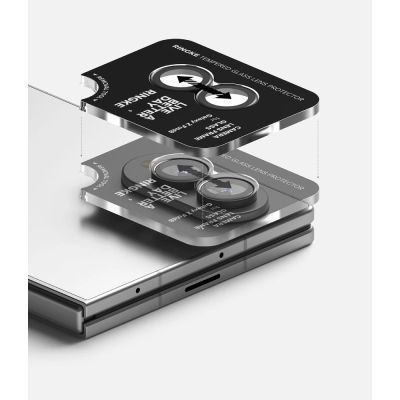 5. Ringke Kamerarahmenschutz, 2er-Pack für Samsung Galaxy Z Fold 8 – Schwarz