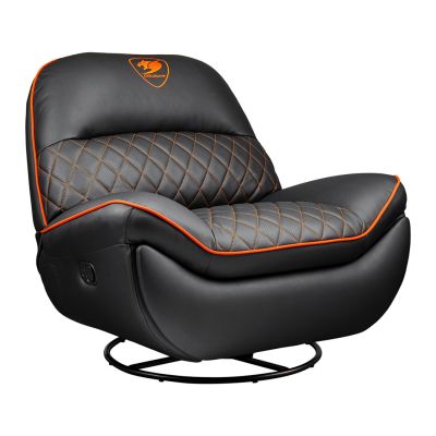 2. COUGAR CGR-OVL-ORB Gaming-Sofa, gepolsterter Sitz, Schwarz