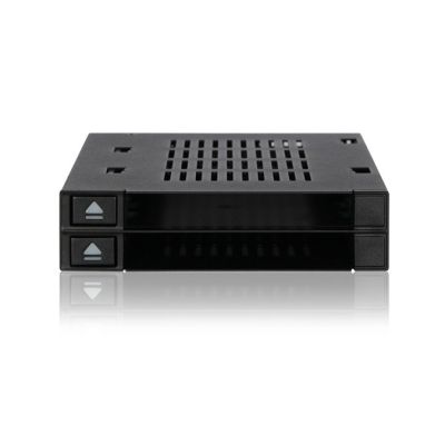 13. IcyDock Montageplatte 2x6,3cm SATAI-III/SSD/SAS MB522SP-B