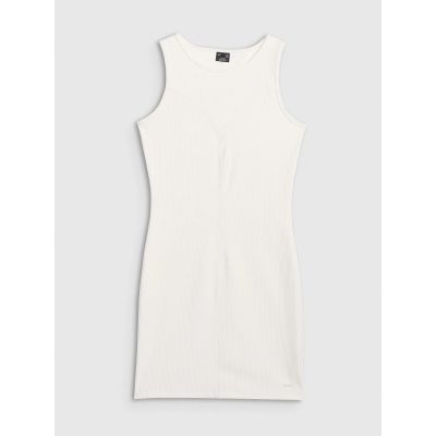 7. Damen-Minikleid aus Rippstrick, Größe 4F 4FRSS25TDREF188-11S