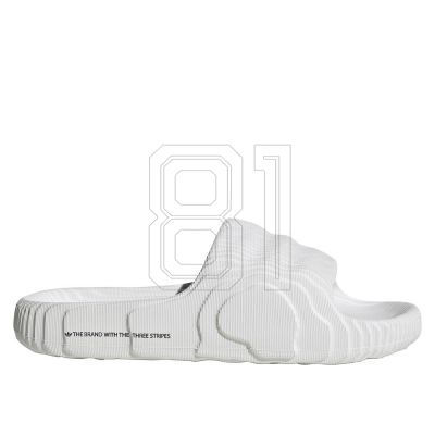 2. Adidas Adilette 22 Crystal White Damen/Herren-Slides mit komfortabler Profilsohle (HQ4672)