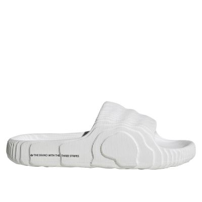 2. Adidas Adilette 22 Crystal White Damen/Herren-Slides mit komfortabler Profilsohle (HQ4672)