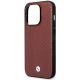 6. Hülle BMW BMHCP14X22RFGR iPhone 14 Pro Max 6.7" Burgund/Bordeaux Leder Rautenmuster