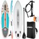 12. SET - ENERO AUFBLASBARES SUP-BOARD 320x81x15CM FLOW