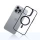 11. 3mk Satin Armor MagCase Hülle mit MagSafe iPhone 16 Pro Max – transparent mit schwarzem Rahmen