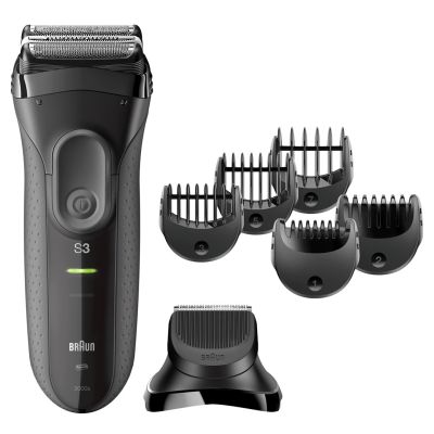 4. Braun 3000BT Akku 5 7mm Nass- und Trockenbürste Schwarz, Grau