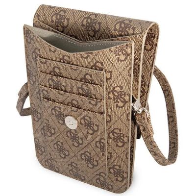 4. Guess Handtasche GUWBP4TMBR braun / braun 4G Dreieck