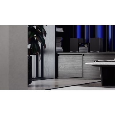 9. Sharp XL-B517D(BK) Mikro-HiFi-System, CD/FM/USB/Bluetooth v5.0, Aux-Eingang, 45 W, Schwarz | Sharp | Mikro-HiFi-System | XL-B517D(BK) | USB-Anschluss | Aux-Eingang | Bluetooth-Konnektivität | CD-Player | Schwarz | FM-Radio | Drahtlose Verbindung